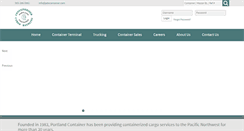 Desktop Screenshot of pdxcontainer.com